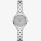 Petite Aspyn Pavé Silver-Tone Watch