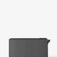Jet Set Large Studded Pebbled Leather Wristlet