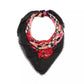 Women's Houndstooth Poppies Modal Square Scarf