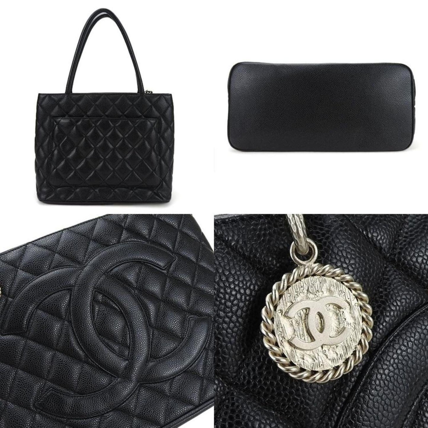 Chanel Medaillon  Leather Tote Bag (Pre-Owned)
