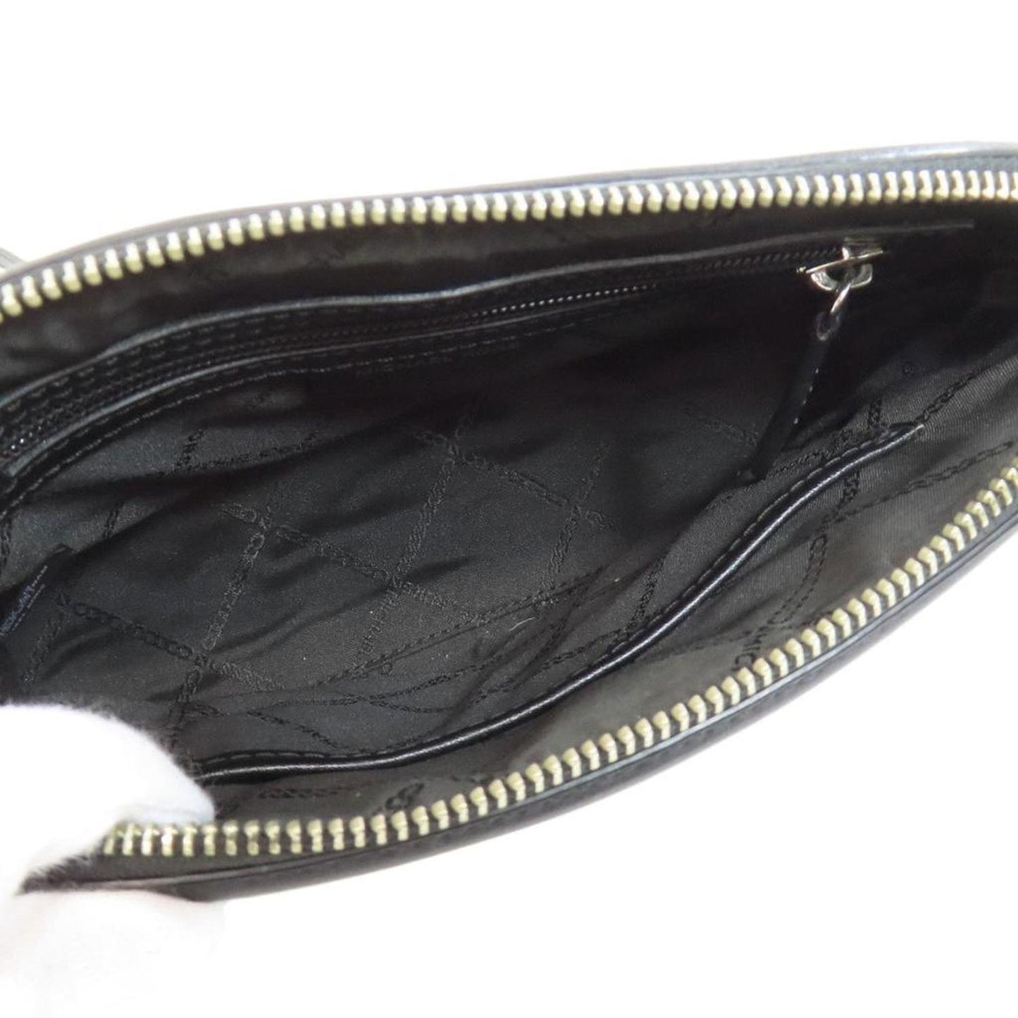 Canvas Leather Shoulder Bag (Pre-Owned)