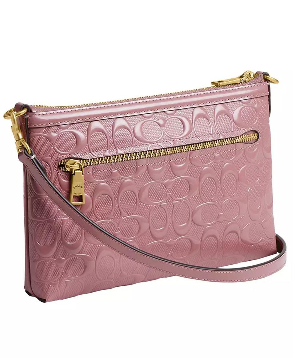 Legacy Small Signature Patent Leather Crossbody Bag