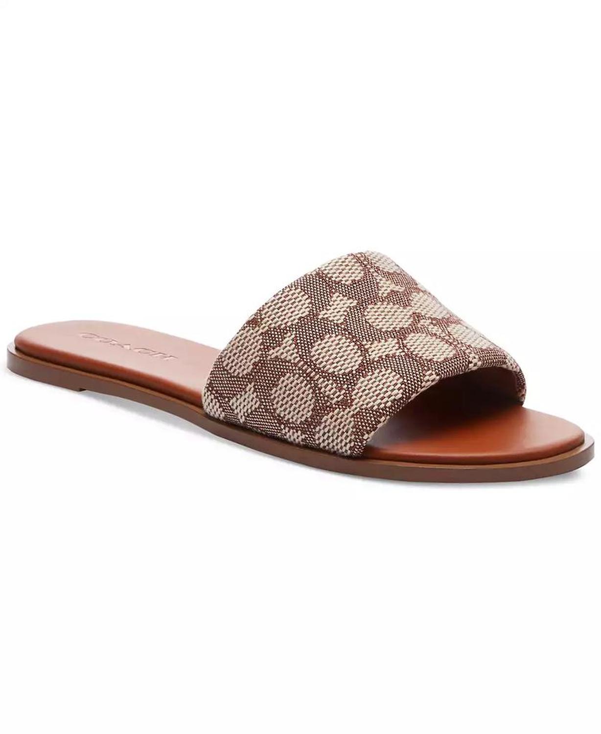 Women's Holly Signature Jacquard Slip-On Slide Sandals