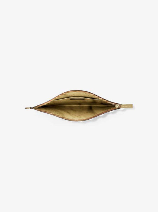 Jet Set Large Signature Logo Wristlet