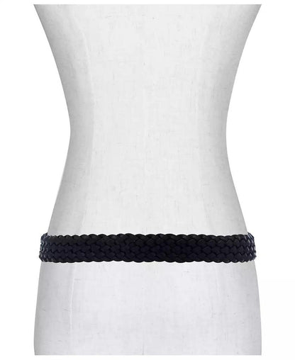 Women's 32mm Braided Leather Belt