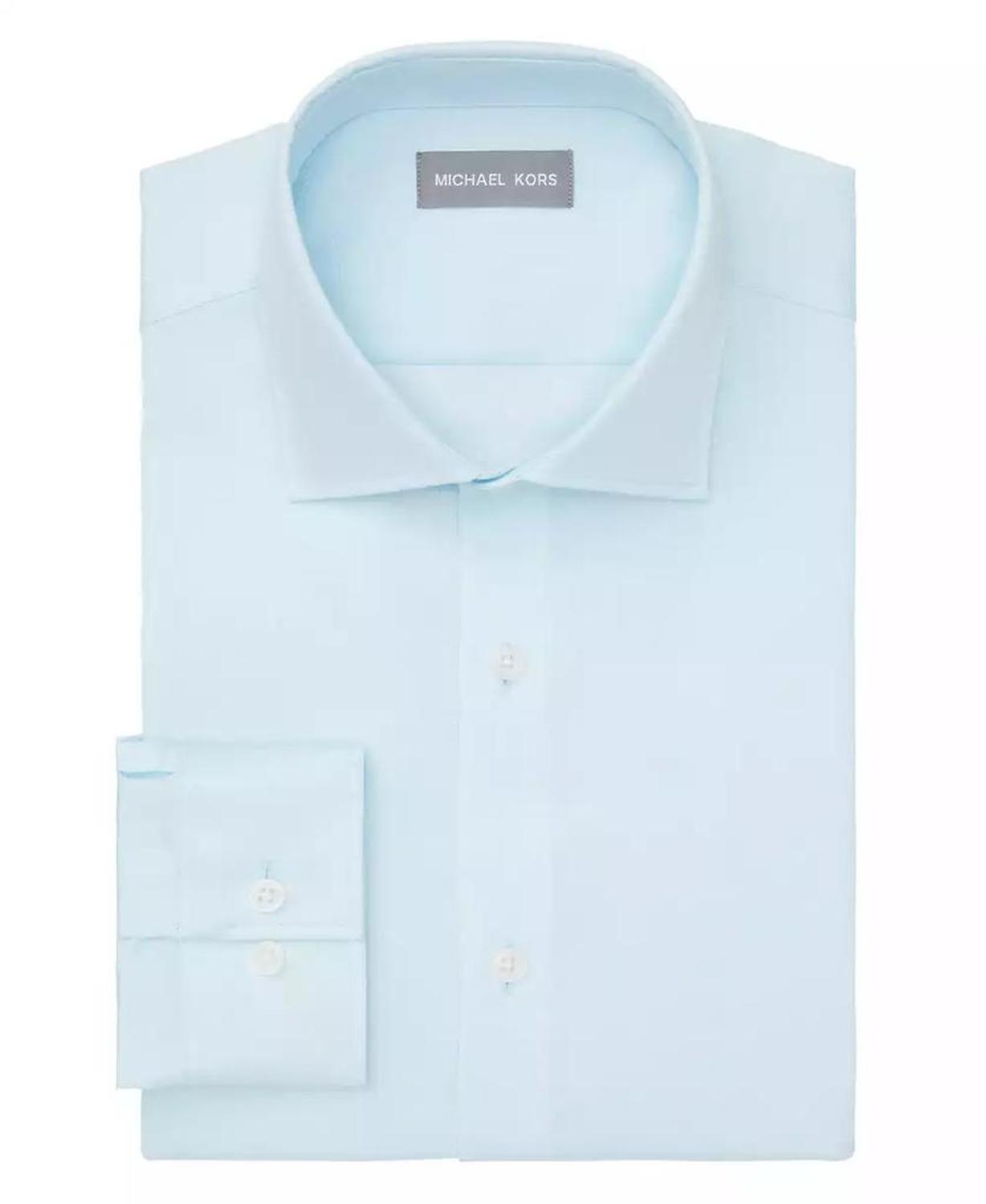 Men's Regular Fit Comfort Stretch Dress Shirt