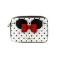Disney Minnie Mouse Polka Dot Printed PVC Crossbody Camera Women's Bag