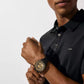 Men's Limited-Edition Maritime Three-Hand Black Silicone Watch 45mm