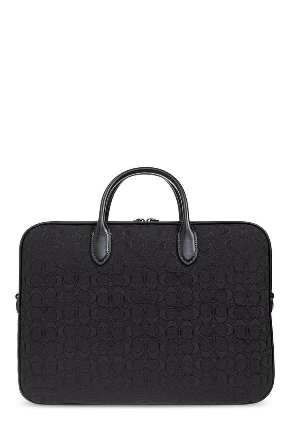 Coach Theo Work Signature Jacquard Bag