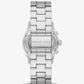 Runway Pavé Silver-Tone Watch