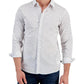 Mens Slim Fit Floral Button-Down Shirt