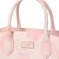 spring pansies Suite Leather Tote Bag