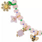 Gold-Tone Bead & Stone Garden Charm Collar Necklace, 16" + 3" extender