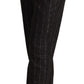 Dolce & Gabbana Elegant High-Waisted Striped Tapered Pants