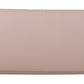 Karl Lagerfeld Elegant Mauve Chalk Leather Shoulder Bag