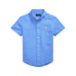 Linen Short Sleeve Shirt (Toddler/Little Kid)