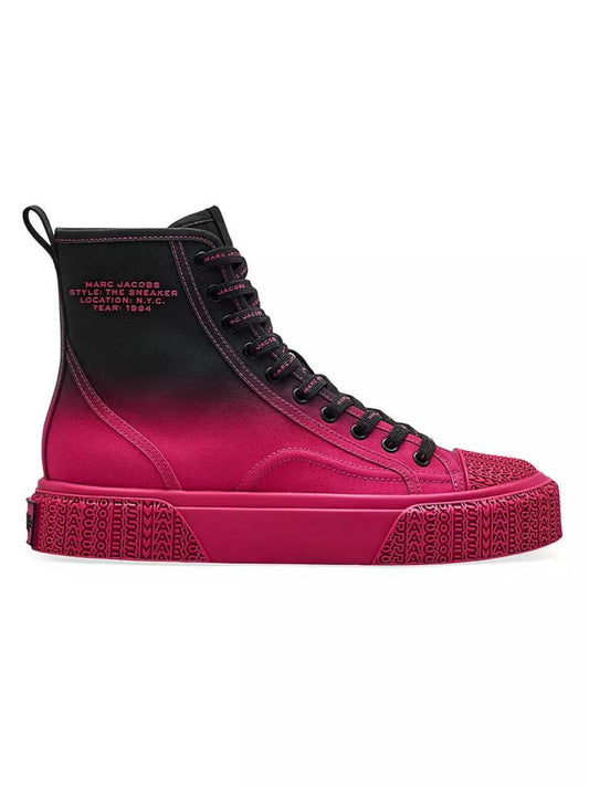 The High-Top Ombré Canvas Sneakers
