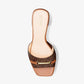 Carson Signature Logo Block Heel Sandal