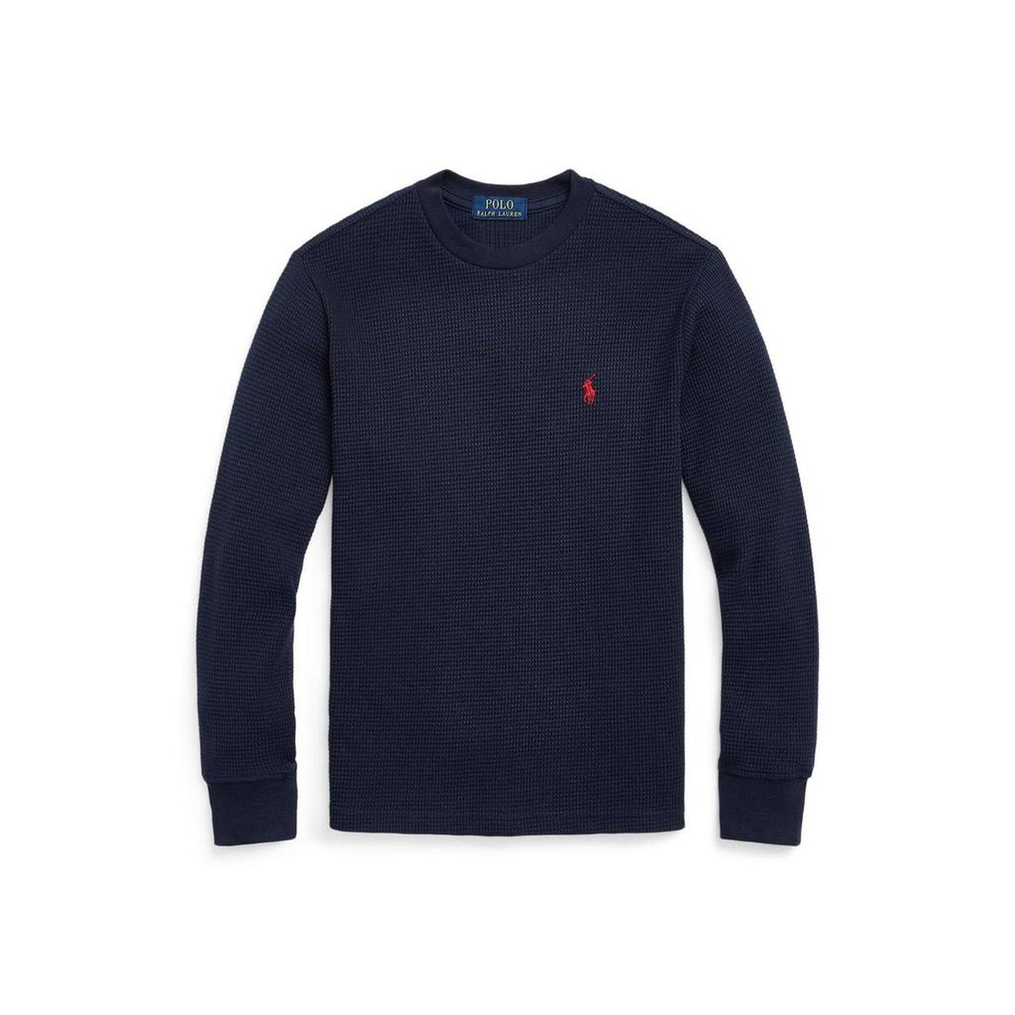 Waffle-Knit Cotton Long-Sleeve Tee (Big Kids)