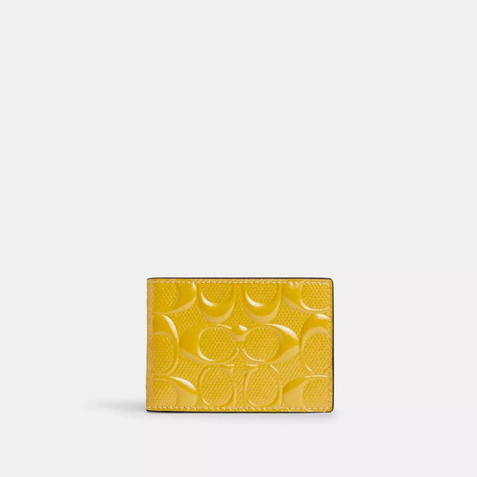 Coach Outlet Compact Billfold Wallet In Signature Leather