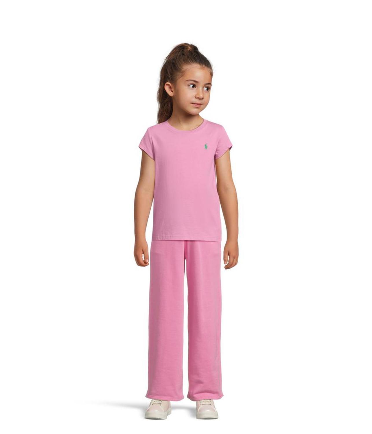 French Terry Wide-Leg Sweatpant (Toddler/Little Kid)