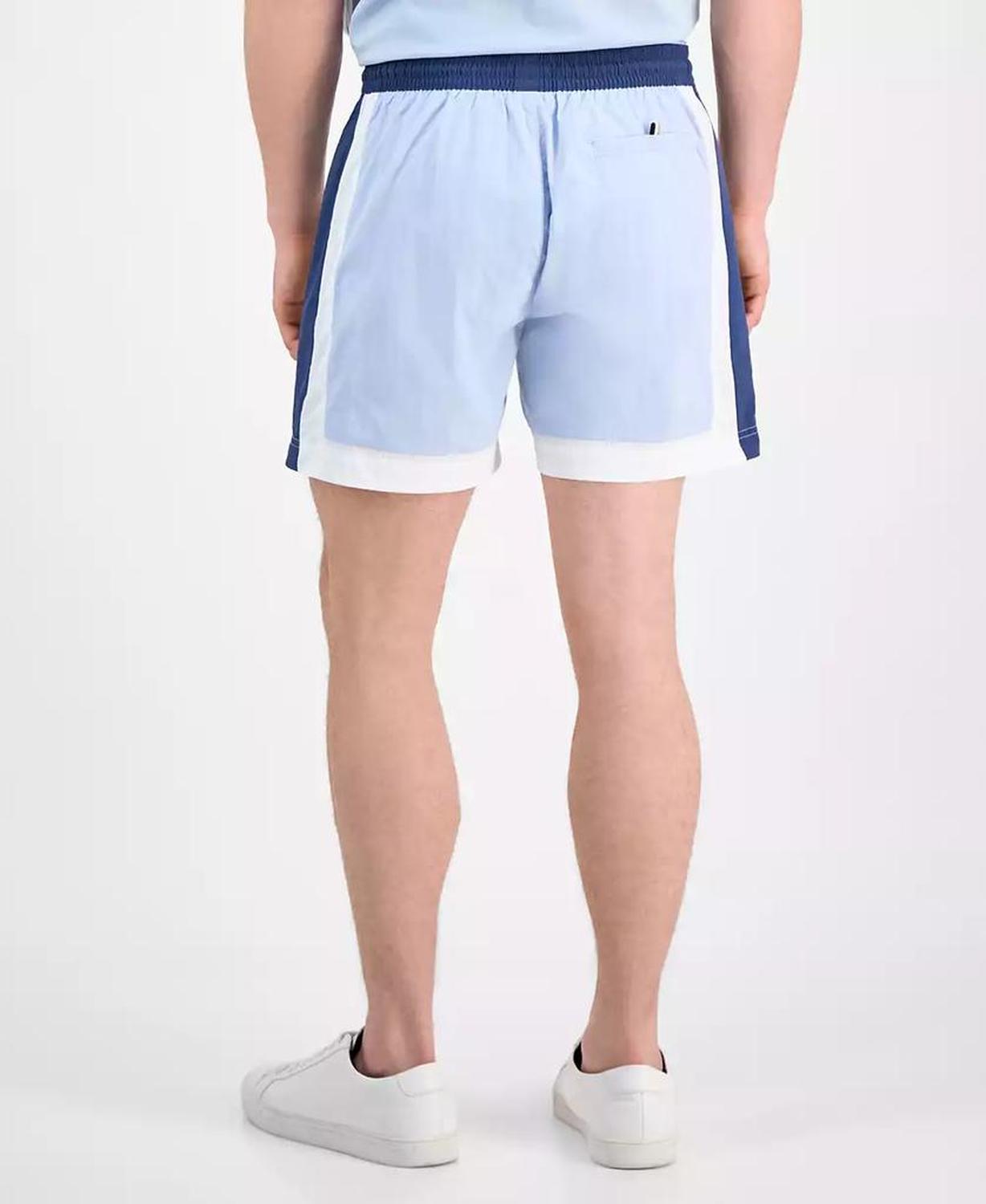 Men's Colorblocked Drawstring 5" Swim Shorts
