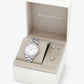 Mini Lauryn Silver-Tone Watch and Jewelry Gift Set