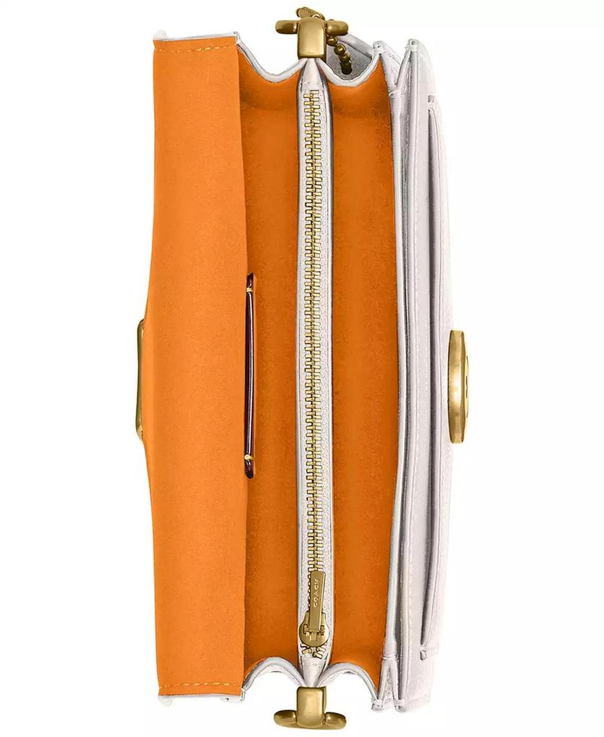 Polished Pebble Leather Mini Tabby Shoulder Bag 20