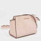 Michael Kors Pink Saffiano Leather Medium Selma Crossbody Bag