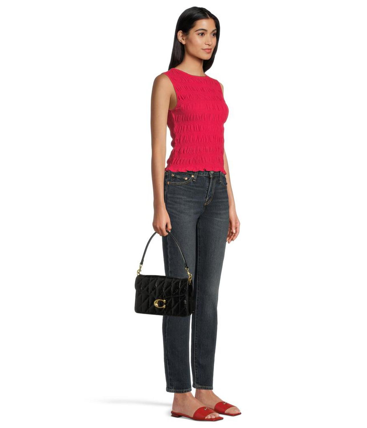 Chain Tabby Shoulder Bag With Quilting