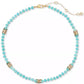 Gold-Tone Crystal & Bead Collar Necklace, 16" + 3" extender