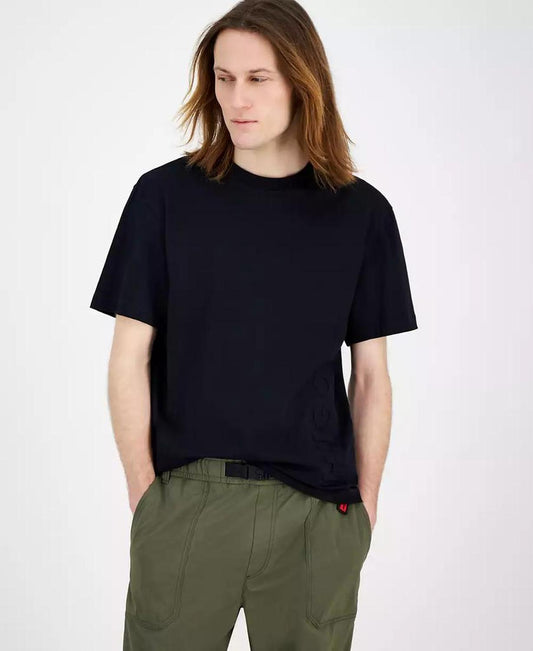 Men's Dimuni Relaxed Fit Short Sleeve Crewneck Raised Logo T-Shirt, Exclusively at Macy's