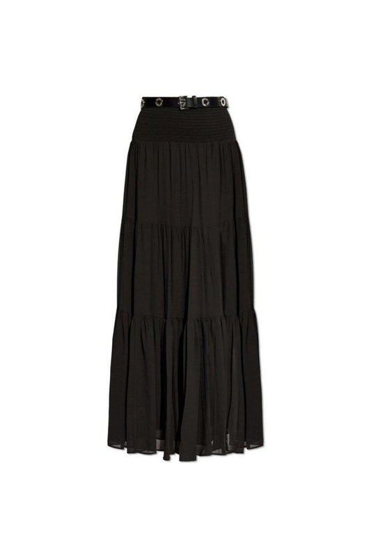 Michael Michael Kors Belted Pleated Maxi Skirt