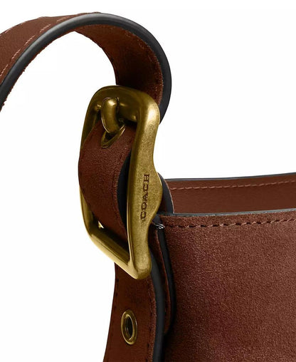 Bleecker Small Suede Bucket Bag 21