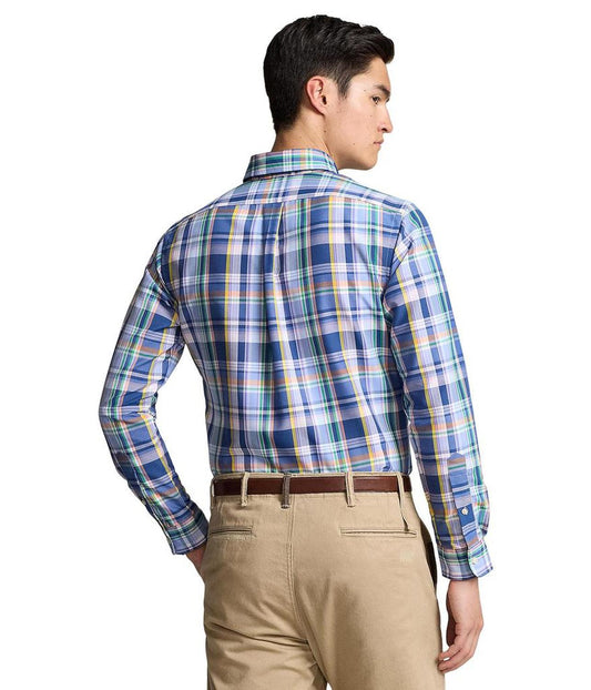 Classic Fit Plaid Oxford Shirt
