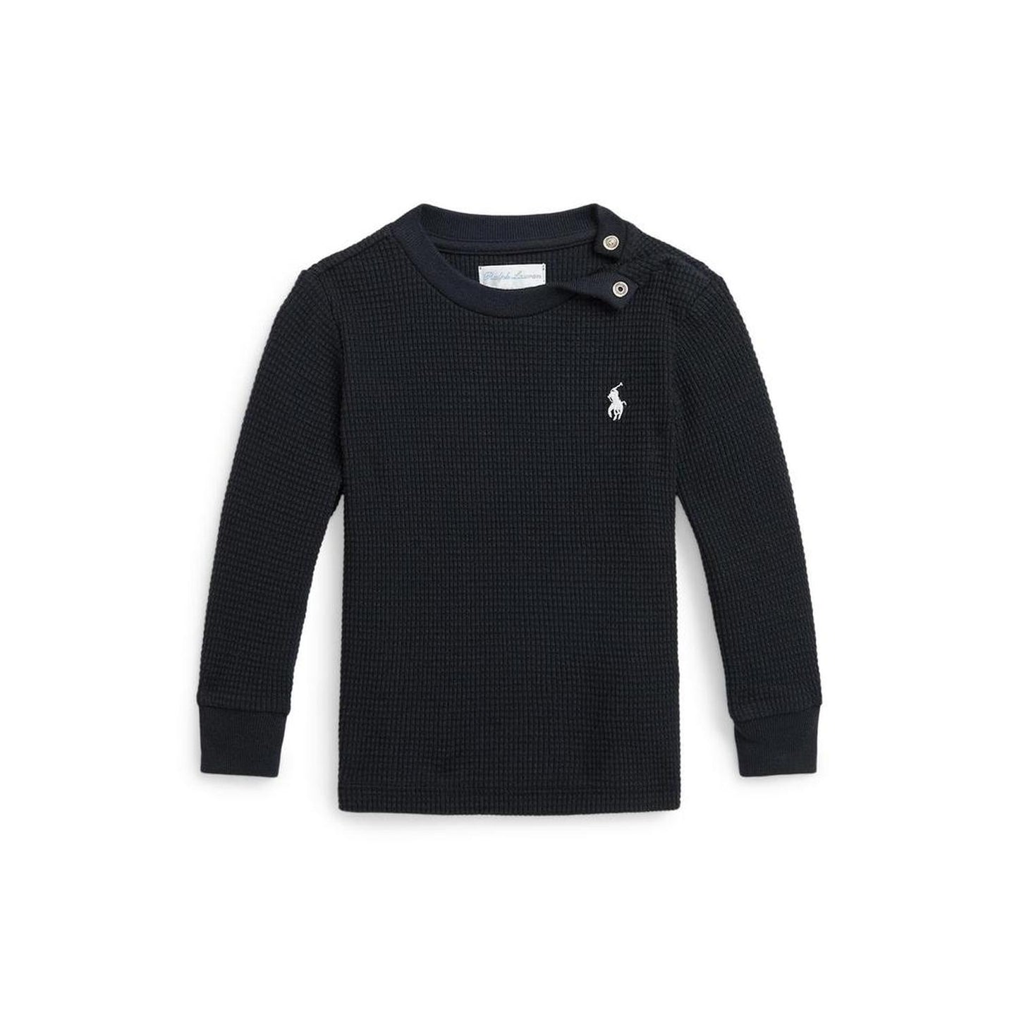 Waffle-Knit Cotton Long-Sleeve Tee (Infant)