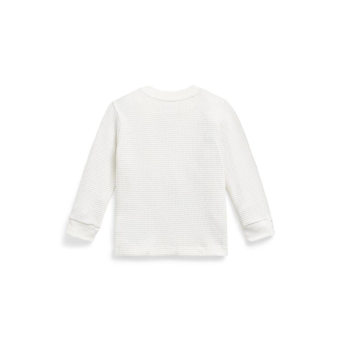 Waffle-Knit Cotton Long-Sleeve Tee (Infant)
