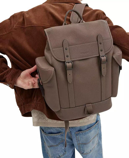 Men's Pebble Leather Hitch Backpack