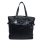 Large Travel Line Square Zip Tote