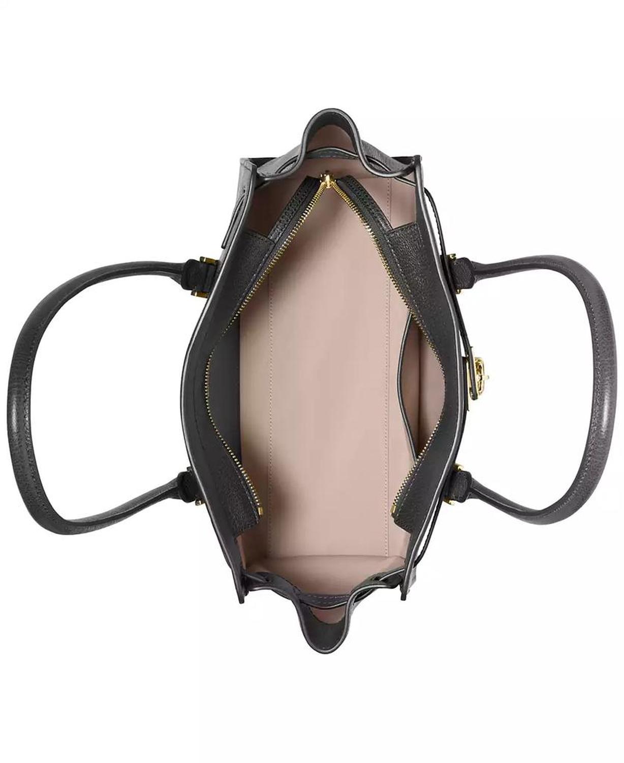 Hamilton Moderne Small Leather Satchel