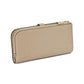 Tribeca Pebbled Leather Zip Slim Wallet