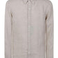 Michael Kors Slub-Texture Curved Hem Shirt