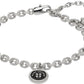 Silver Button Charm Bracelet
