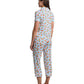 Short Sleeve Cropped PJ Set