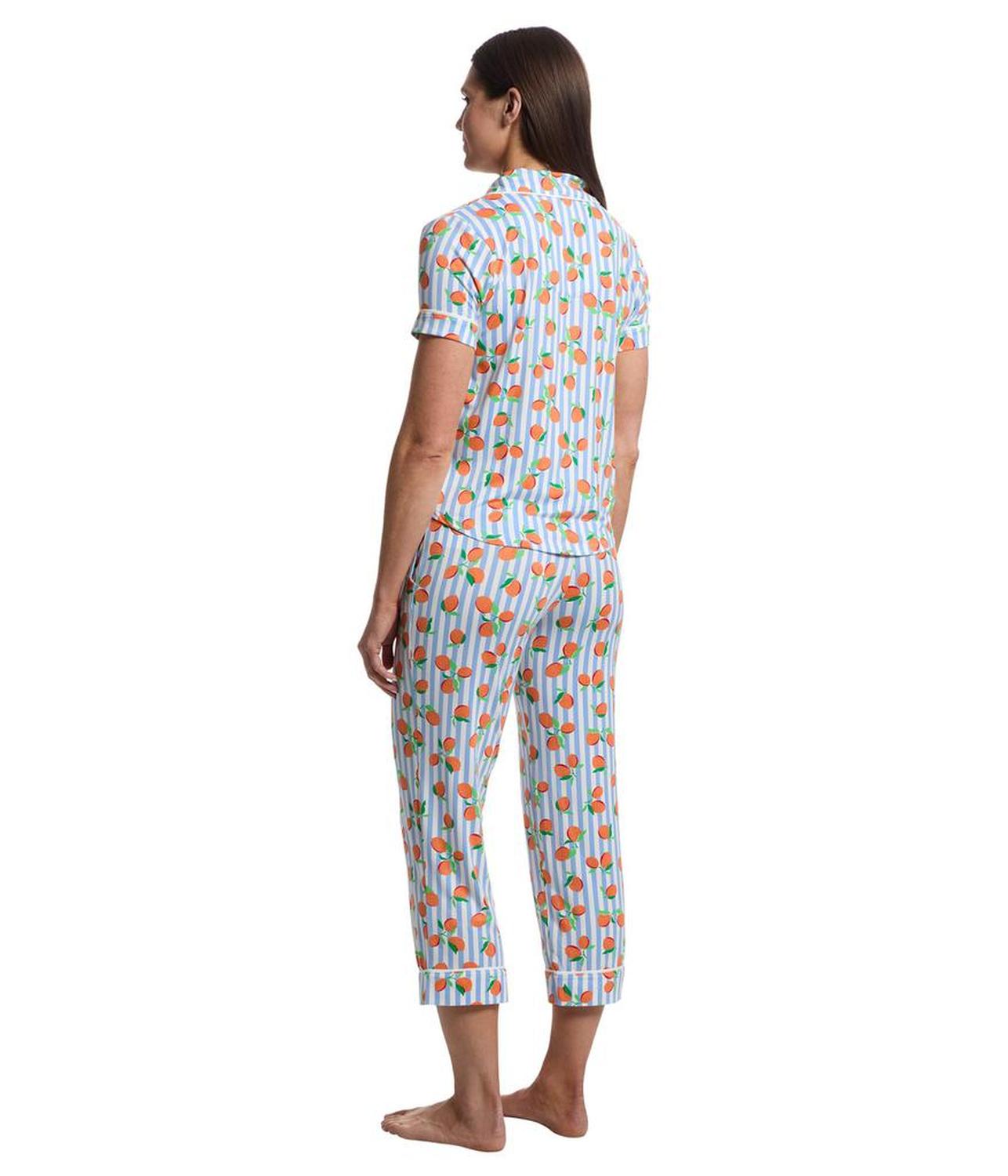 Short Sleeve Cropped PJ Set