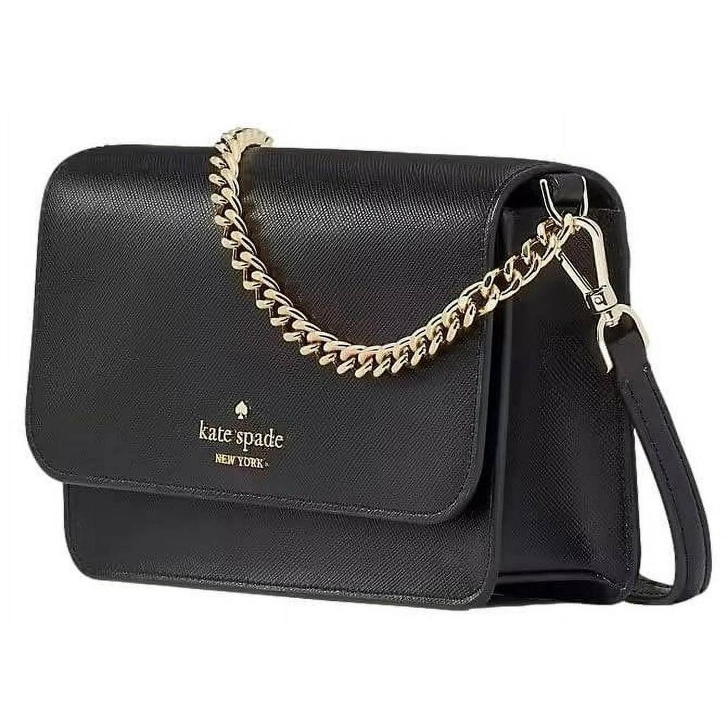 Madison Willow Medium Flap Convertible Crossbody Purse Black