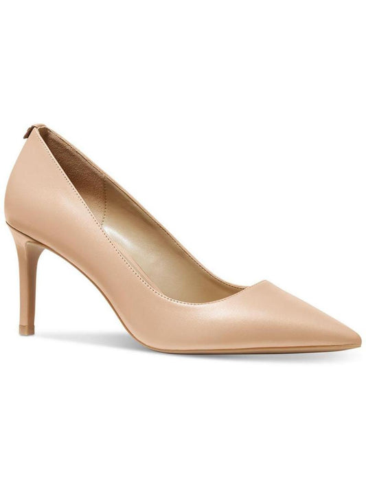 Womens Leather Pointed Toe Pumps