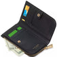 Devin Embellished Small Slim Bifold Saffiano Leather Wallet