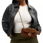 Suede Tabby Shoulder Bag 20 With Quilting