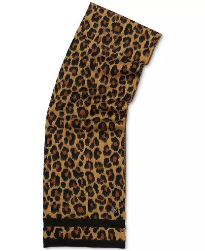 Women's Brushed Three Color Leopard Scarf